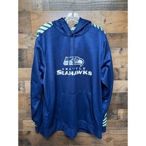 Seattle Seahawks NFL Team Apparel Men's Hoodie XL Blue Green